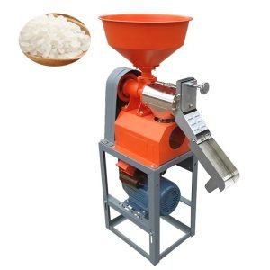 Mini Rice Mill 6N40 Chrome Model Machine With 3HP Motor