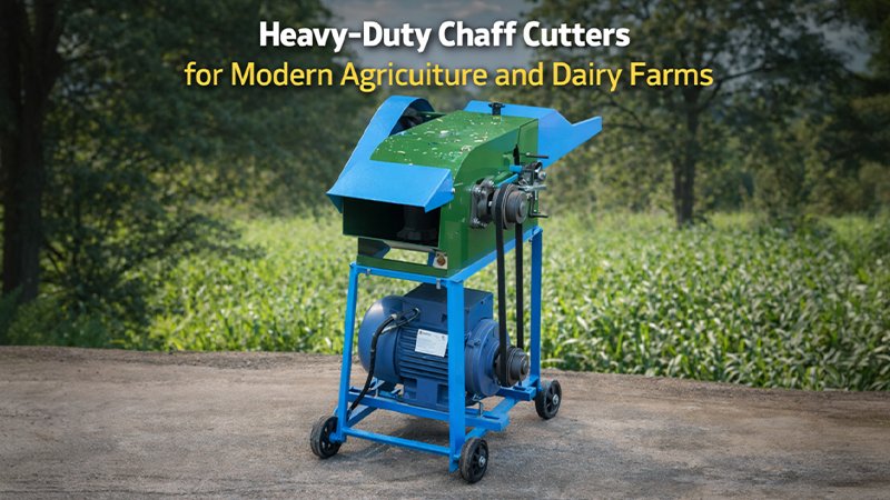 Heavy-Duty Chaff Cutters for Modern Agriculture and Dairy Farms
