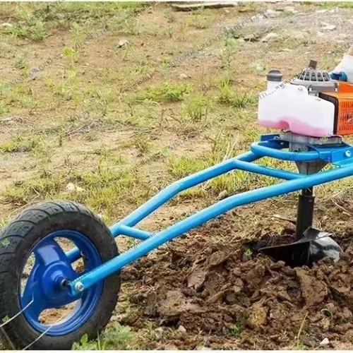 68CC 2 Stroke Earth Auger with Trolley (Non Foldable Trolly) - Image 7