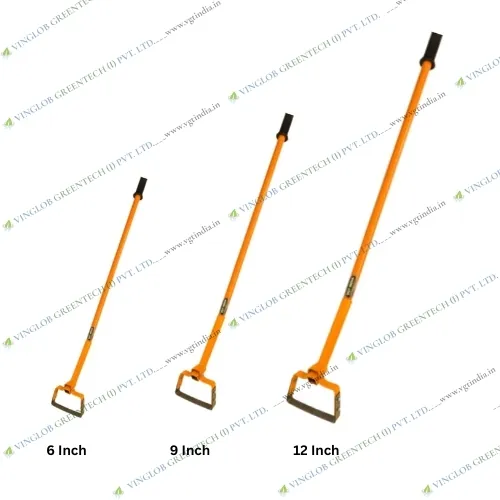 Manual Hand Hoe Heavy-Duty Garden Weeding Tool with Handle (6inch, 9inch, 12inch) - Image 3