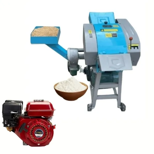 Chaff Cutter Cum Pulverizer Machine With 7.5 HP Petrol 4 Stroke Engine