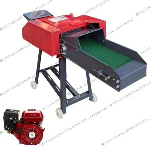 Heavy Duty Chaff Cutter Machine With 7.5 HP Petrol Engine - 4 Stroke - Image 3
