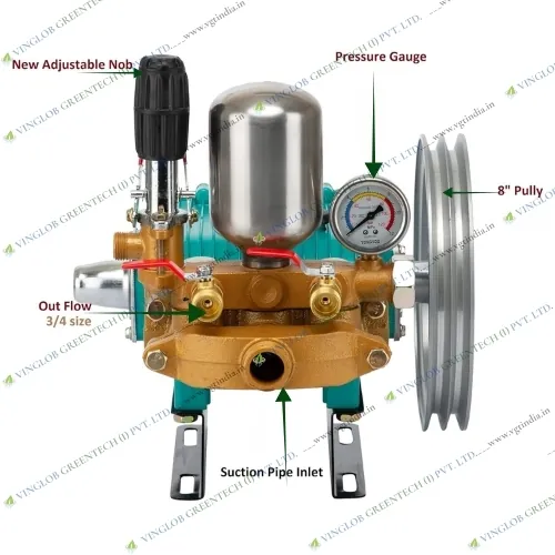 Heavy Duty 120 No 4 Piston High Pressure HTP Sparyer Pump - Image 2